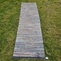 stribet-kludetæppe-multifarvet-bomuld-gammel-svensk-løber